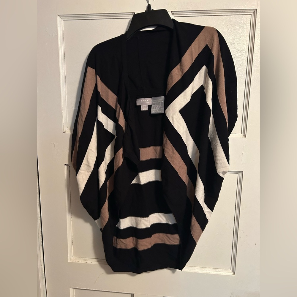 Jana Women's Black and Brown Cape